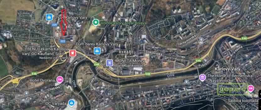 Prodej obchodního prostoru, Karlovy Vary, Rohová, 120 m2