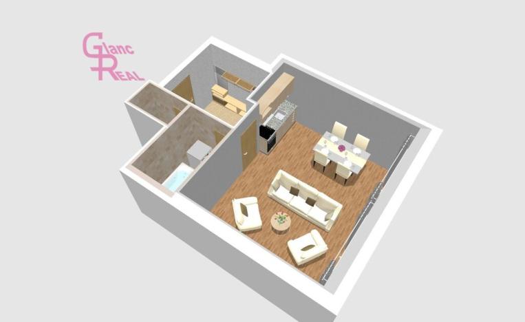 Pronájem bytu 1+kk, Brno - Líšeň, Poslušného, 33 m2