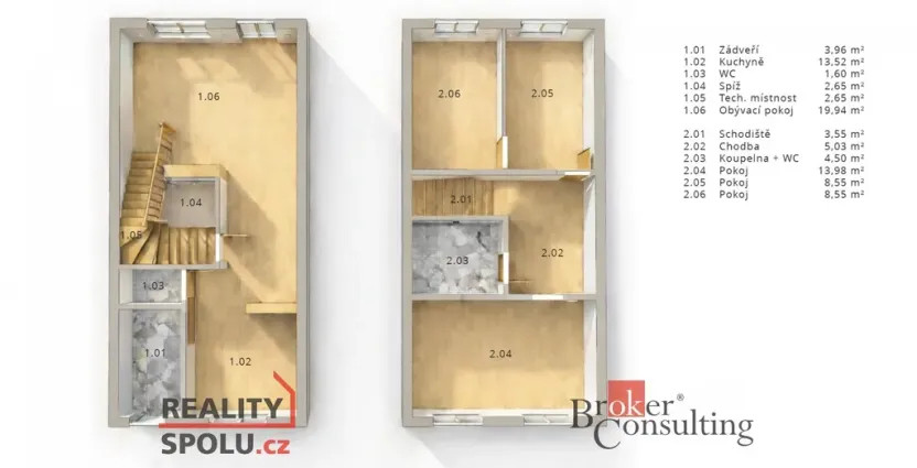 Prodej rodinného domu, Květnice, Balzamínová, 89 m2