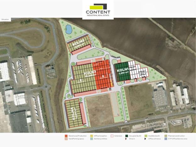 Pronájem skladu, Ovčáry, 12000 m2