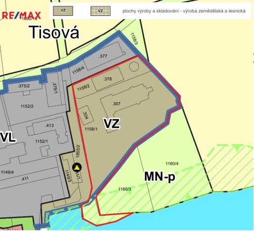 Prodej zemědělského objektu, Jistebnice, Tisová, 2319 m2