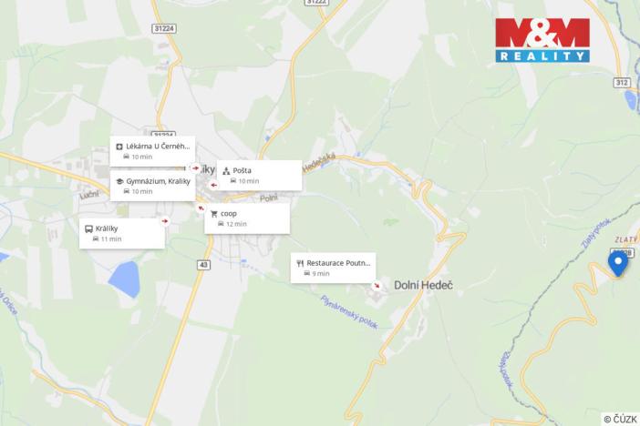 Prodej zahrady, Malá Morava - Zlatý Potok, 987 m2