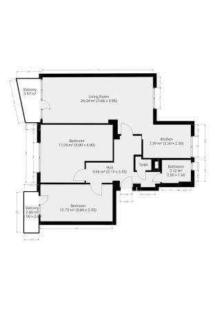 Pronájem bytu 3+1, Praha - Krč, Rosečská, 84 m2