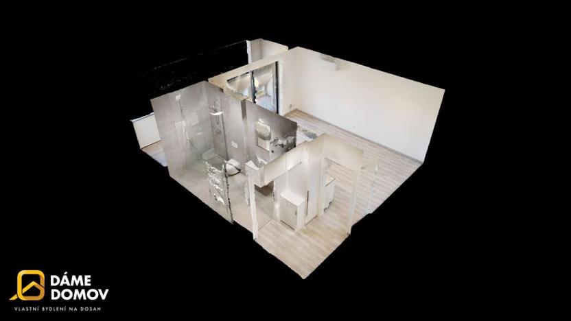 Pronájem bytu 1+kk, Zlín - Prštné, Elektrická, 33 m2