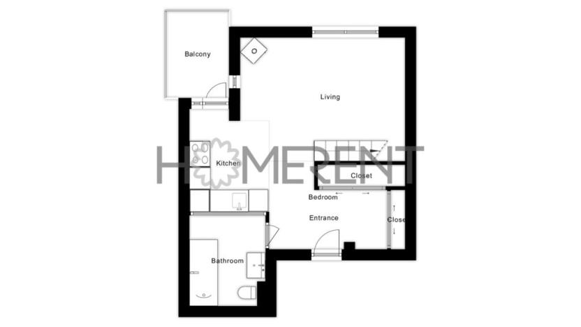 Pronájem bytu 1+kk, Praha, Sekaninova, 40 m2