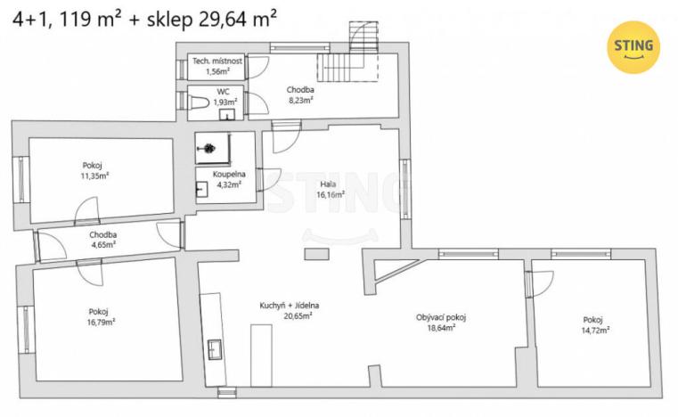 Prodej rodinného domu, Prušánky, Školní, 160 m2