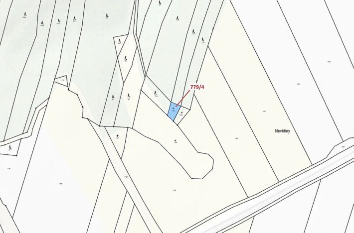 Dražba louky, Žďárec, 225 m2