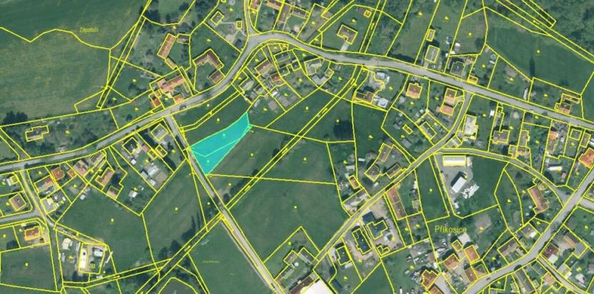 Prodej pozemku pro bydlení, Příkosice, 1319 m2