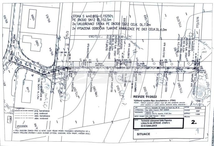 Prodej pozemku pro bydlení, Velké Popovice, Nová Lipová, 1289 m2