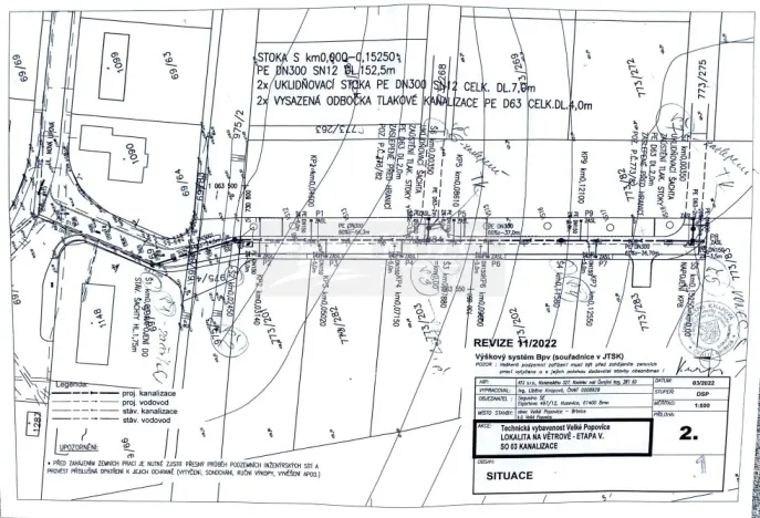 Prodej pozemku pro bydlení, Velké Popovice, Nová Lipová, 1289 m2