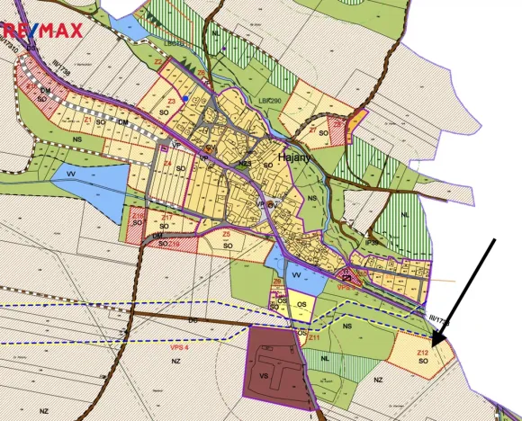 Prodej pozemku pro bydlení, Hajany, 1824 m2