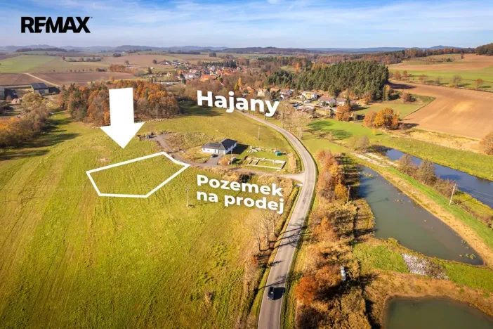 Prodej pozemku pro bydlení, Hajany, 1824 m2