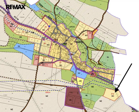 Prodej pozemku pro bydlení, Hajany, 1824 m2