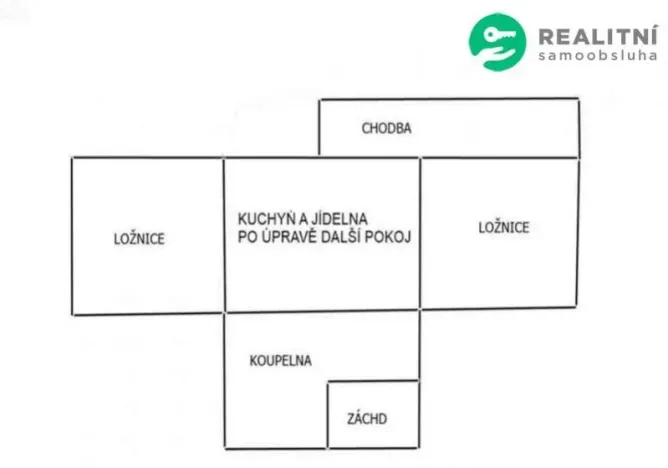Prodej rodinného domu, Dambořice, Poustka, 70 m2