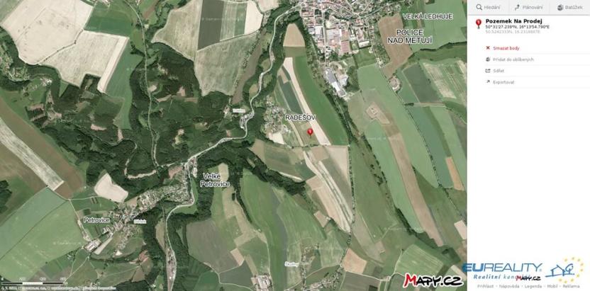 Prodej louky, Police nad Metují, 8001 m2