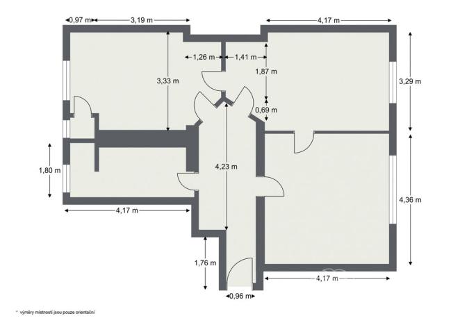 Pronájem bytu 2+1, Rakovník, Na Sekyře, 67 m2