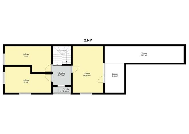 Prodej rodinného domu, Kosmonosy, Tesařská, 122 m2