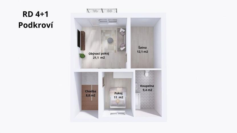 Prodej rodinného domu, Uničov, Albíkova, 125 m2