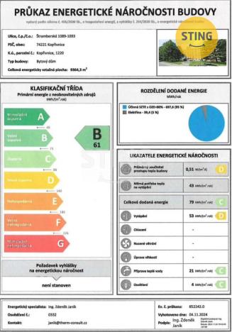 Pronájem bytu 1+kk, Kopřivnice, Štramberská, 45 m2