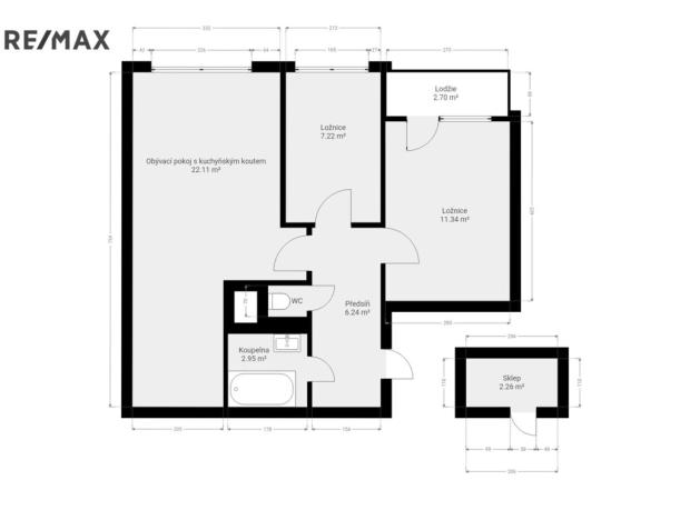 Prodej bytu 3+kk, Praha - Bohnice, Cafourkova, 58 m2