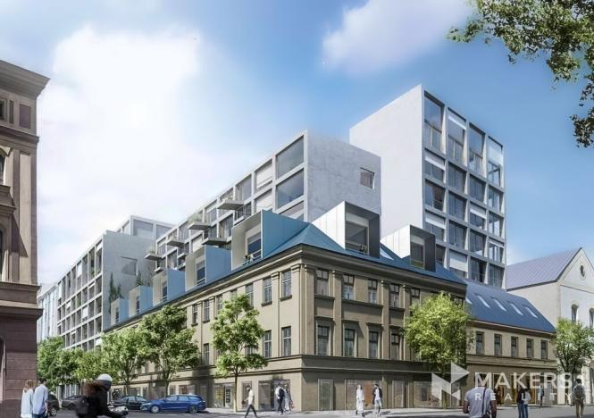 Pronájem kanceláře, Praha - Karlín, Thámova, 293 m2