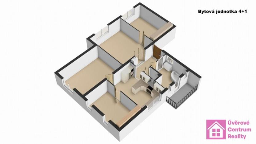 Prodej bytu 4+1, Hodonín, Sv. Čecha, 105 m2