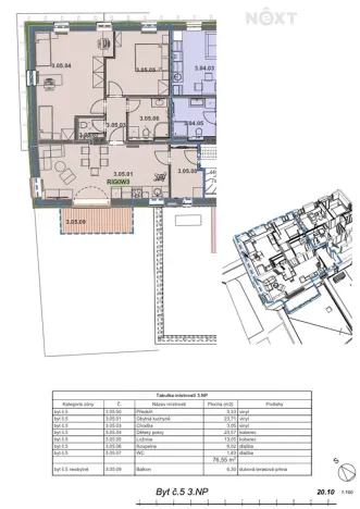 Pronájem bytu 3+kk, Hluboká nad Vltavou, Masarykova, 83 m2