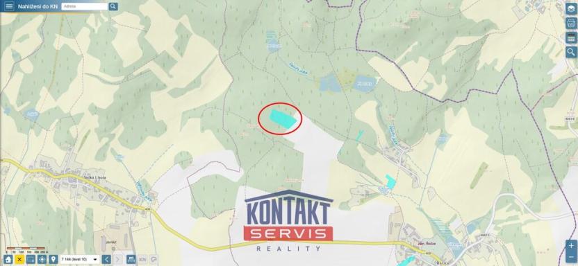 Prodej lesa, Volfířov - Řečice, 12476 m2