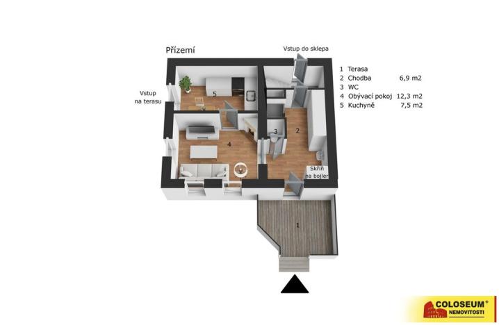 Prodej rodinného domu, Olomučany, 65 m2