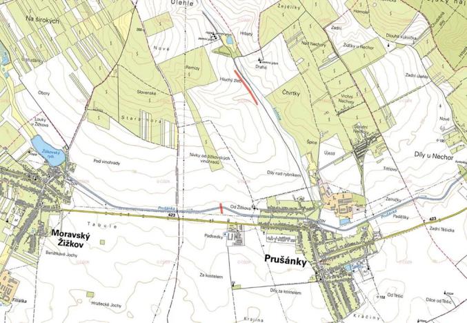 Prodej pole, Prušánky, 4206 m2