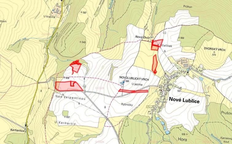 Prodej pole, Nové Lublice, 107742 m2