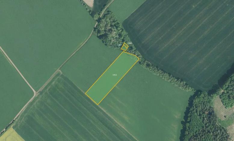 Prodej pole, Počenice-Tetětice, 24141 m2