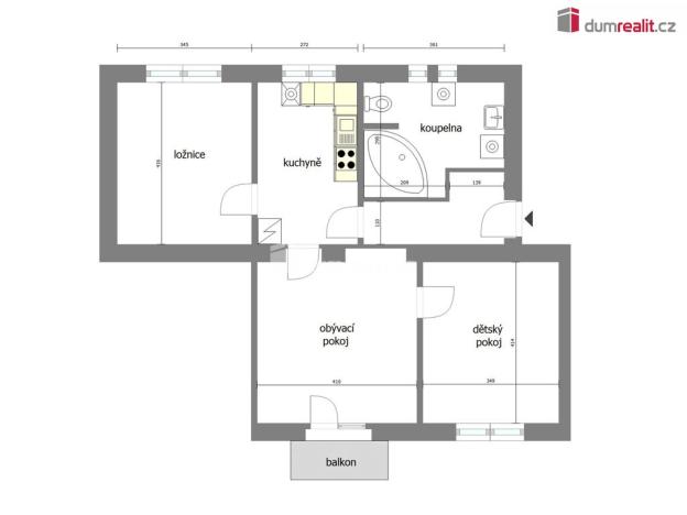 Prodej bytu 3+1, Neratovice, Za Obchody, 71 m2
