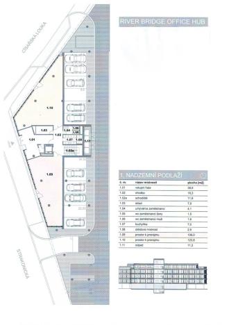 Pronájem kanceláře, Praha - Hlubočepy, Strakonická, 123 m2