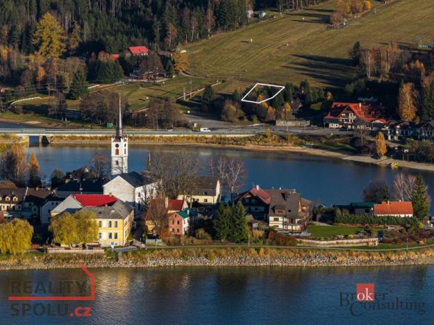 Prodej komerčního pozemku, Frymburk, 1378 m2