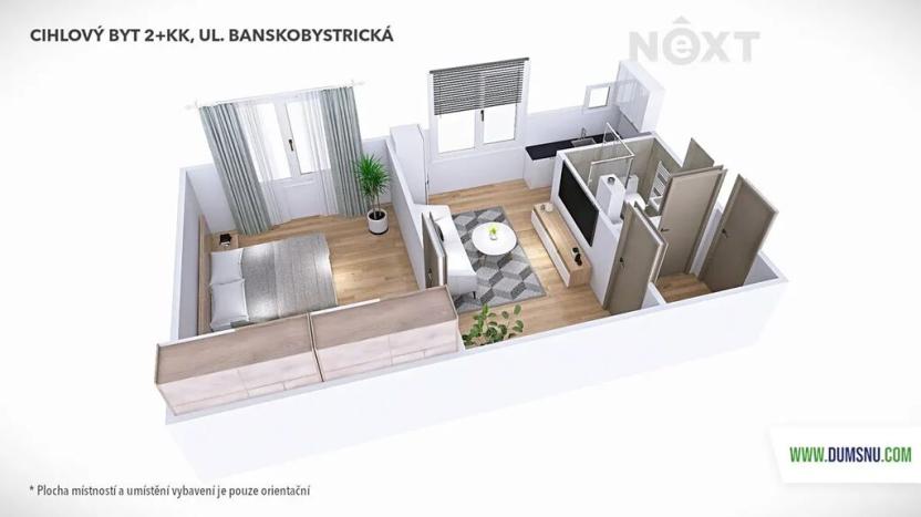 Prodej bytu 2+kk, Šumperk, Banskobystrická, 40 m2