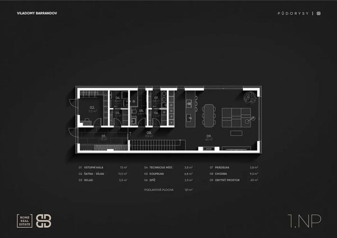 Prodej bytu 6+kk a větší, Praha - Hlubočepy, Ke Smíchovu, 247 m2