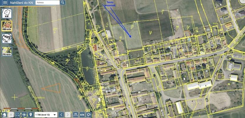 Prodej pozemku, Postoloprty, 3500 m2