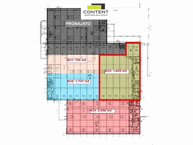 Pronájem skladu, Liberec - Liberec VI-Rochlice, Doubská, 6170 m2