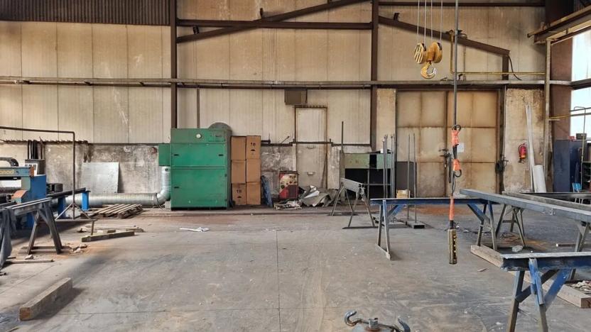 Dražba výrobních prostor, Kolín, K Dílnám, 1529 m2