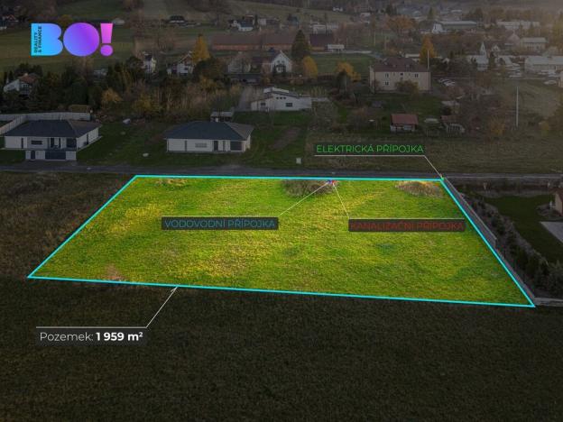 Prodej pozemku pro bydlení, Komorní Lhotka, 1959 m2