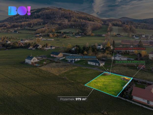 Prodej pozemku pro bydlení, Komorní Lhotka, 980 m2