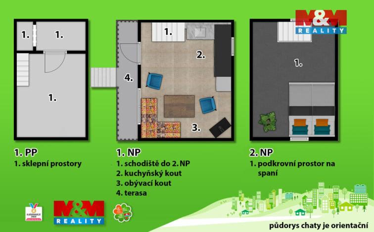 Prodej chaty, Choceň, Peliny, 21 m2