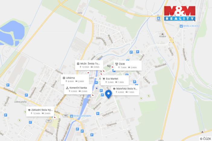 Pronájem bytu 2+1, Nýrsko, Jiráskova, 50 m2