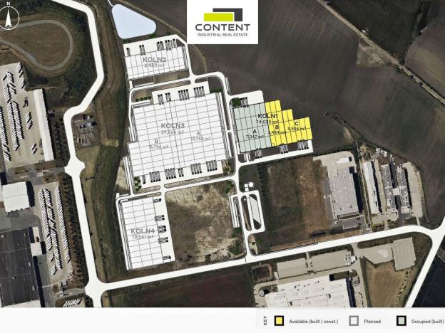 Pronájem skladu, Ovčáry, 3000 m2