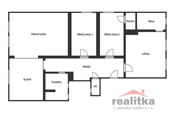 Prodej bytu 4+1, Opava - Předměstí, Olomoucká, 109 m2