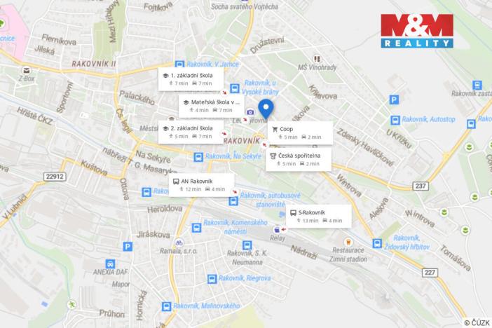 Prodej rodinného domu, Rakovník - Rakovník II, Smetanova, 75 m2