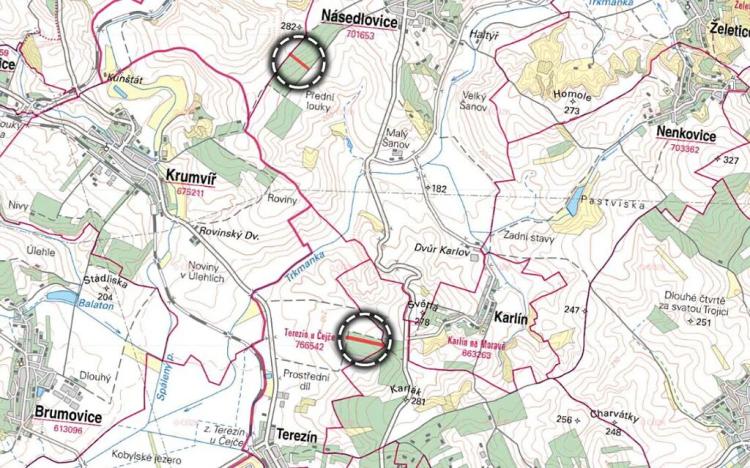 Prodej sadu/vinice, Terezín, 5465 m2