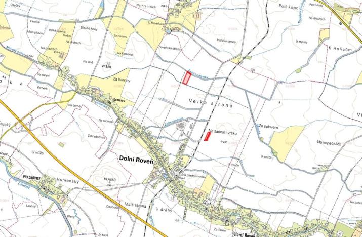 Prodej pole, Dolní Roveň, 23275 m2