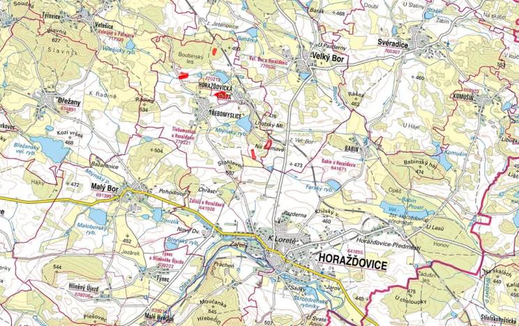 Prodej pole, Horažďovice, 74853 m2